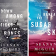 Cover art for all four entries in the Wayward Children series.
